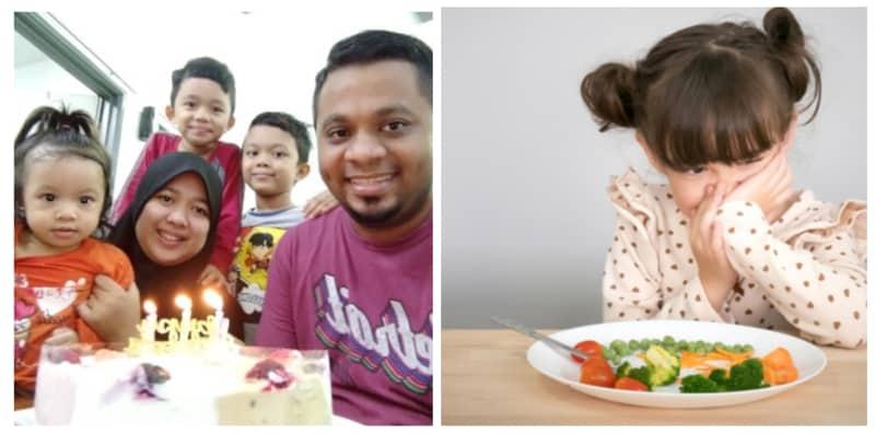 Bapa Anak 3 Kongsi Tip Ajar Si Kecil Makan Sayur, Tak Perlu Paksa!