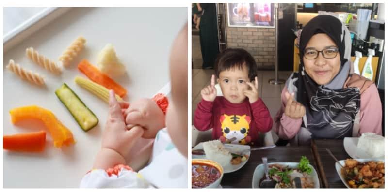 Baby 7 Bulan Sudah Diajar Pegang Makanan, Ibu Ini Guna 5 Tip Latih Anak Makan Sendiri!
